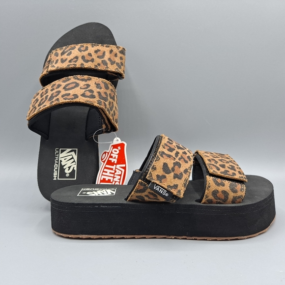 vans suede leopard cayucas